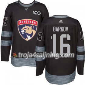 Florida Panthers tröja Aleksander Barkov 16 1917-2017 100th Anniversary Adidas Svart Authentic - NHL Tröjor Herr